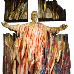Figura Chrystusa Króla z głównego ołtarza